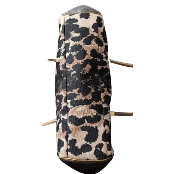 Coach Madison Animal Print Top Zip Shoulder Bag - Picture 4 of 5